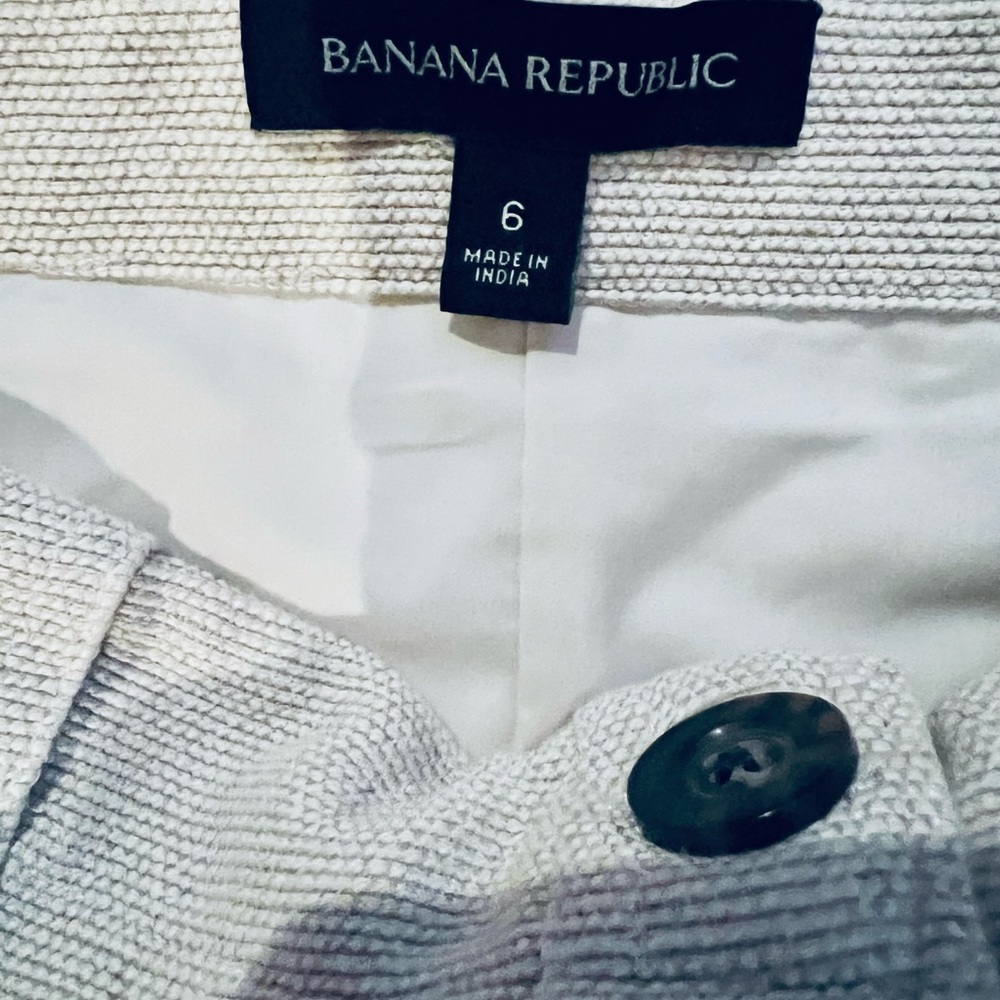 Banana Republic woven mini skirt size 6 - Picture 6 of 7